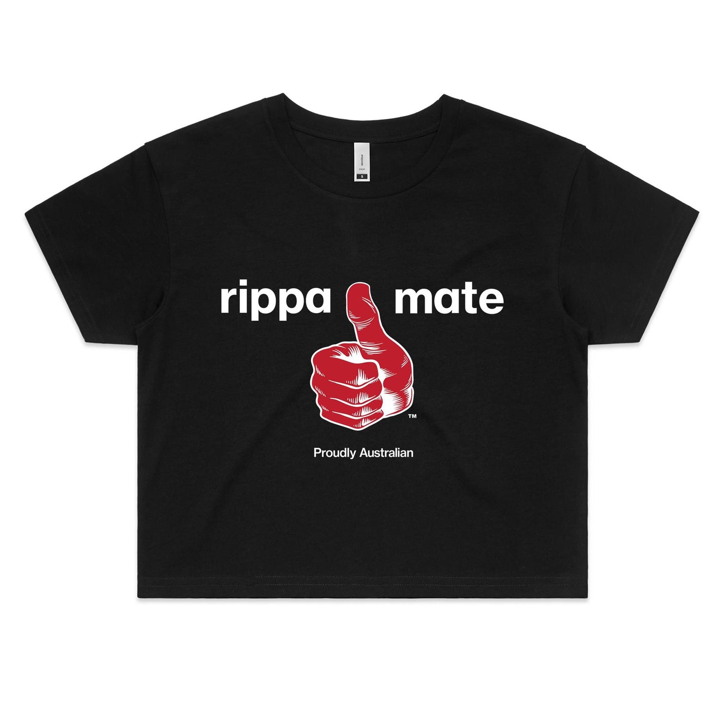 rippa mate - Women's Crop Tee