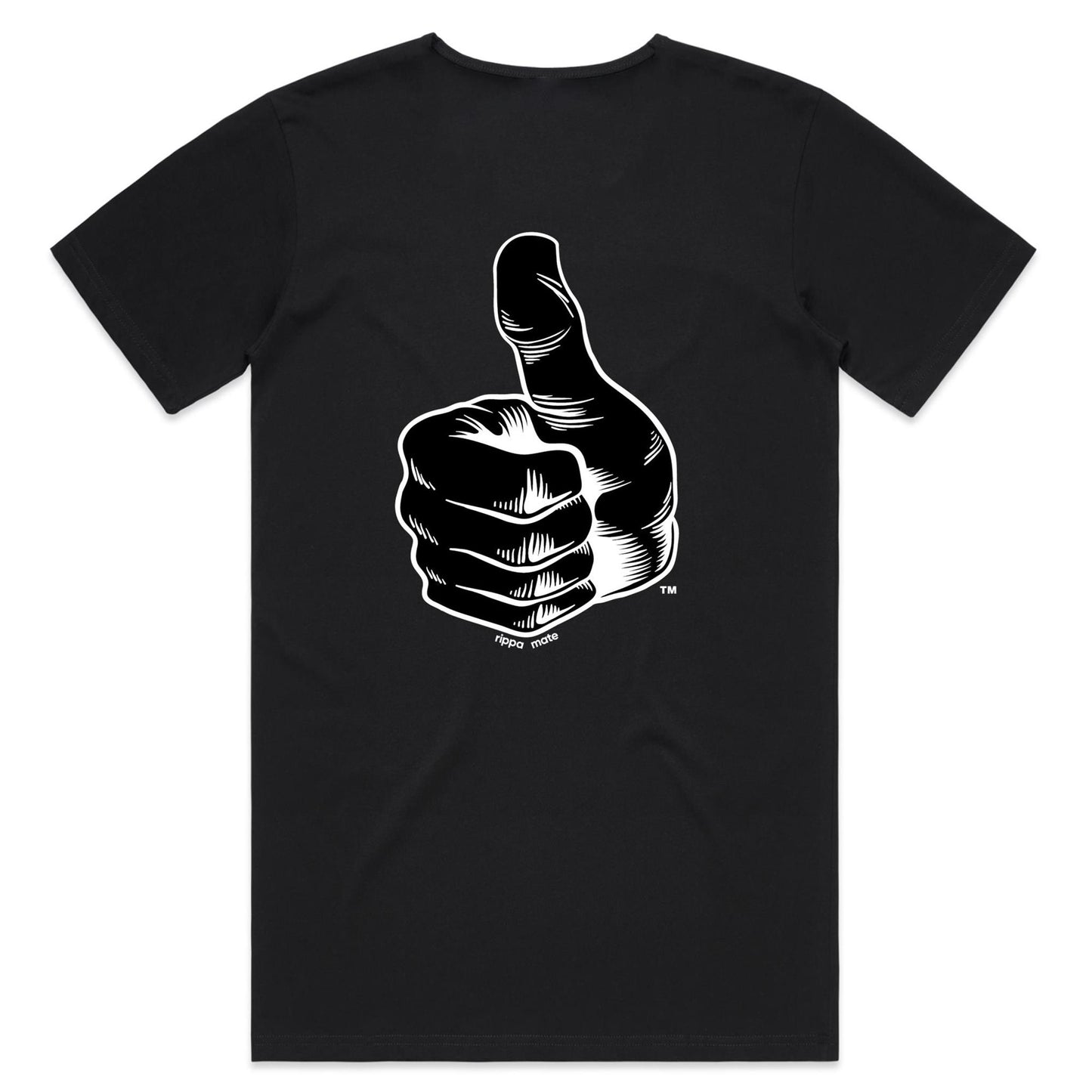 rippa mate - Mens Scoop Neck T-Shirt (Back)
