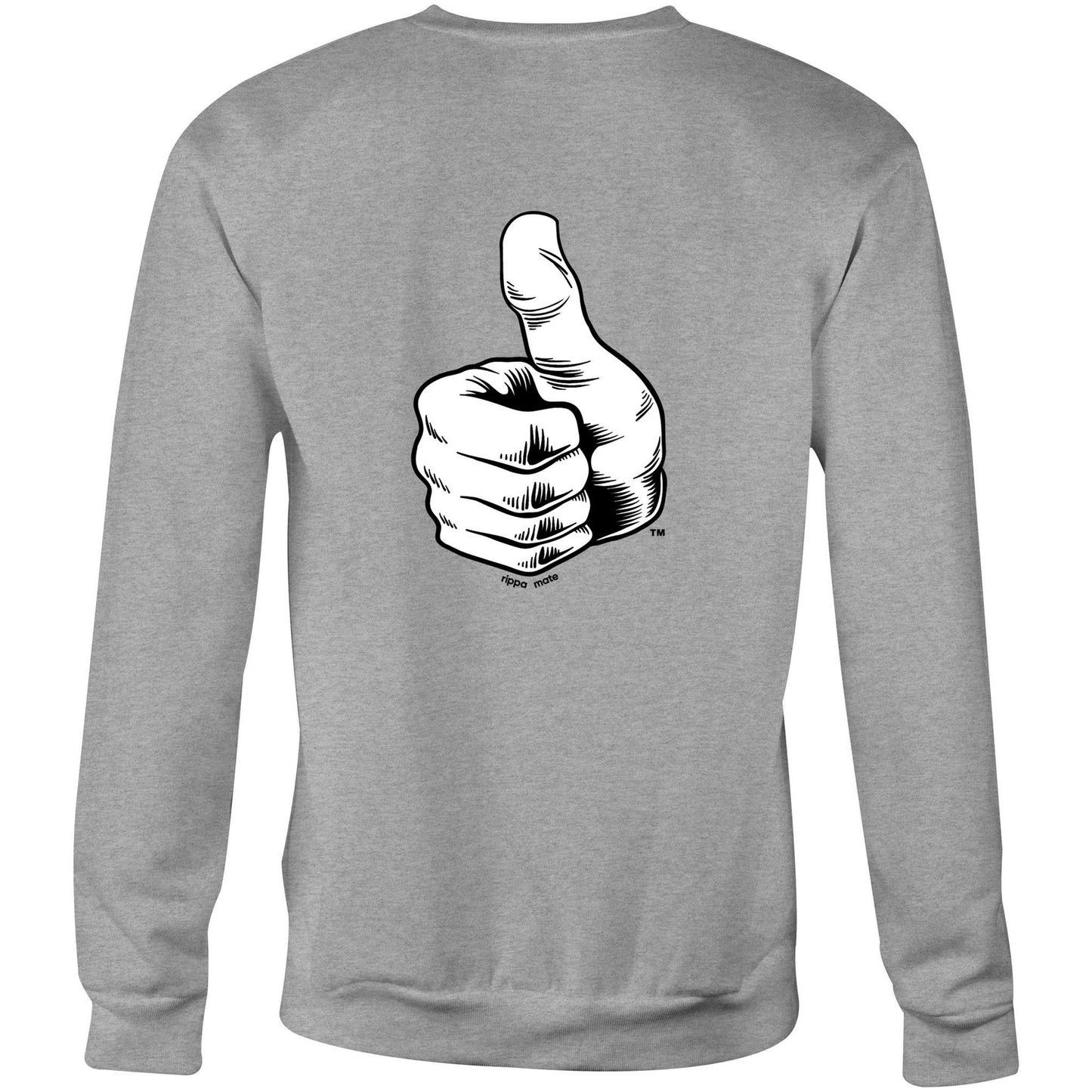 rippa mate United - Crew Sweatshirt (back)(5 colours)