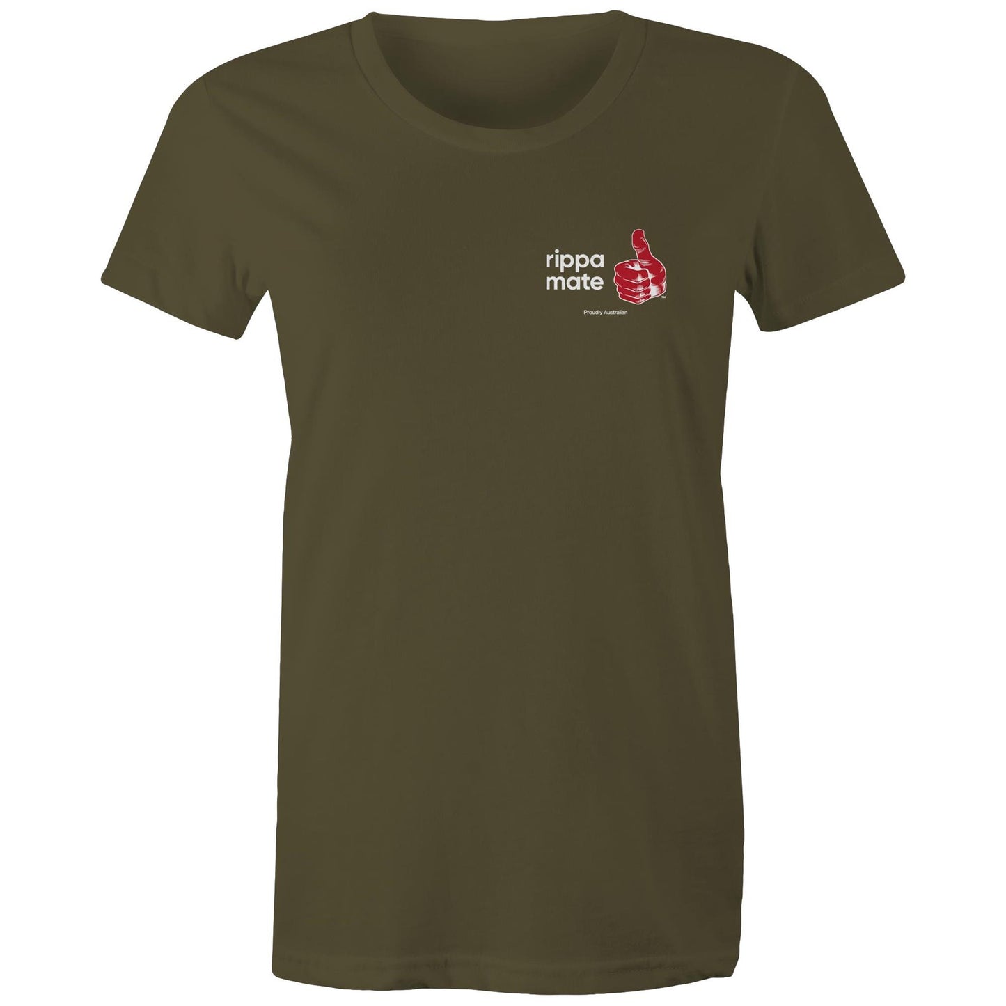 rippa mate - Women's Maple Tee (pkt logo 2) (16 colours)