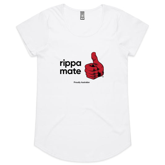 rippa mate Mali - Womens Scoop Neck T-Shirt (4 colours)