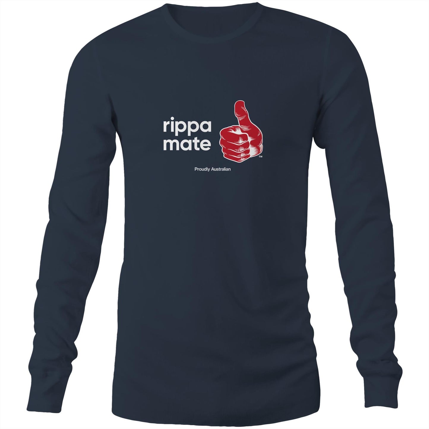 rippa mate - Mens Long Sleeve T-Shirt (4 colours)