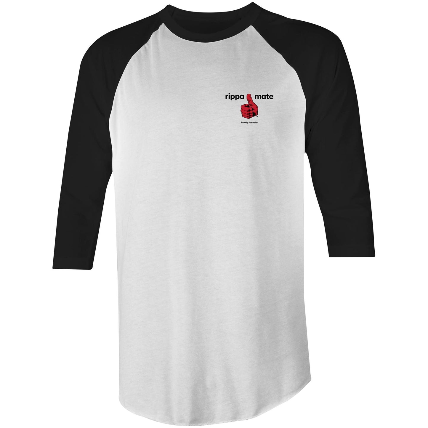 rippa mate Raglan - 3/4 Sleeve T-Shirt