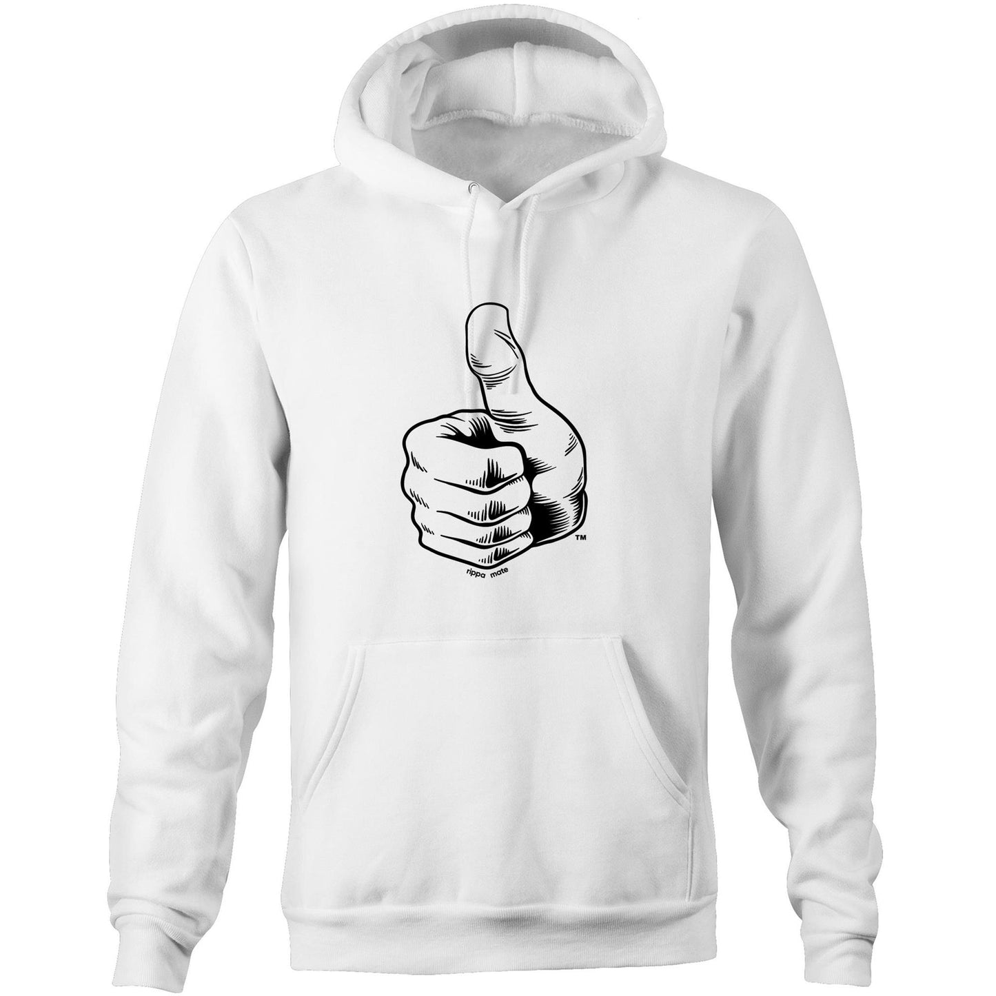 rippa mate Stencil - Pocket Hoodie Sweatshirt