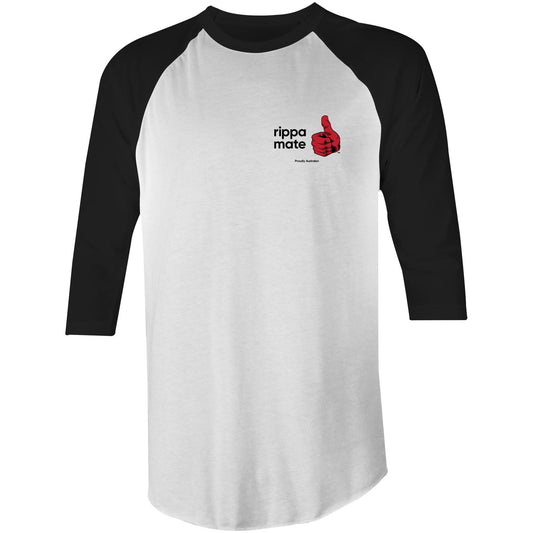 rippa mate Raglan - 3/4 Sleeve T-Shirt