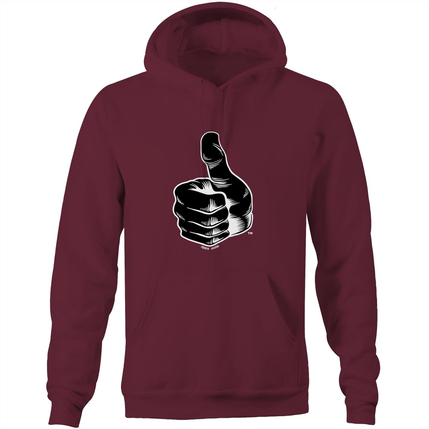 rippa mate Stencil - Pocket Hoodie Sweatshirt