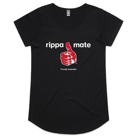 rippa mate Mali - Womens Scoop Neck T-Shirt (4 colours)